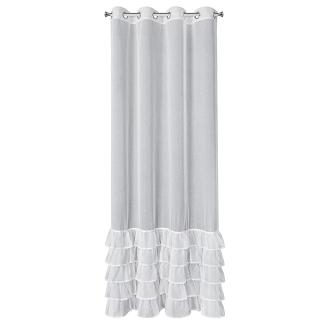 Firana gotowa na przelotkach CARLI 140x250 Eurofirany biały