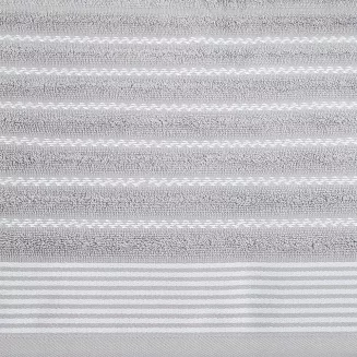 Ręcznik bawełniany LEO 70x140 Design91 srebrny