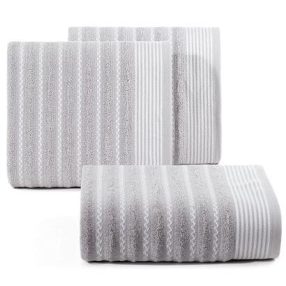 Ręcznik bawełniany LEO 70x140 Design91 srebrny