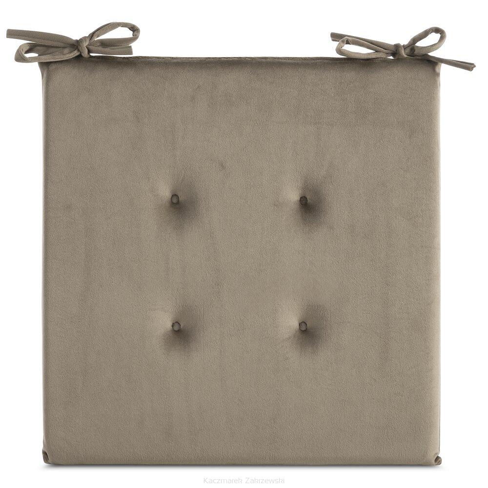 Poduszka na krzesło GAJA 40x40x3 Eurofirany ciemnobeżowy