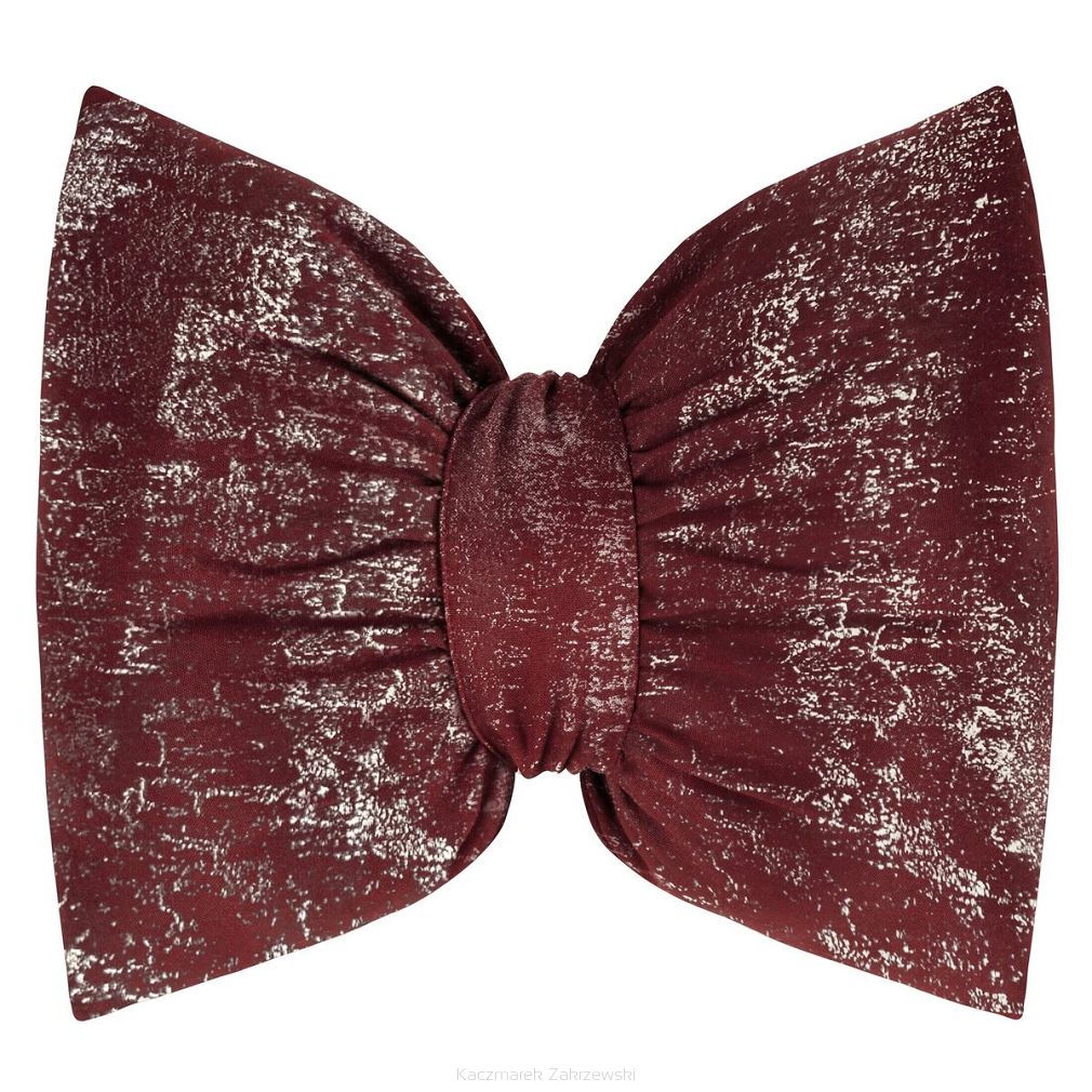 Poduszka dekoracyjna KOKARDA1 45x55 Eurofirany bordowa złocista