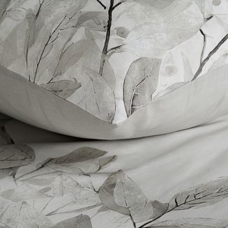 Pościel satynowa SPRING 140x200 Eurofirany srebrny