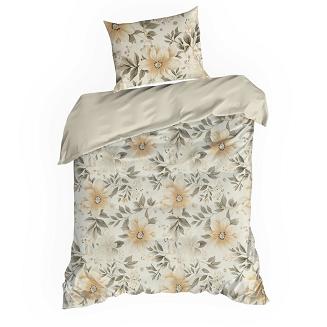 Pościel bawełniana SONIA 140x200 Eurofirany jasnokremowy