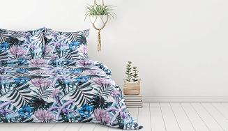 Pościel bawełniana MALIBU 200x220 Design91 biały