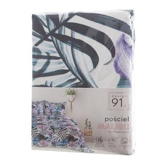 Pościel bawełniana MALIBU 200x220 Design91 biały