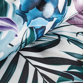 Pościel bawełniana MALIBU 200x220 Design91 biały