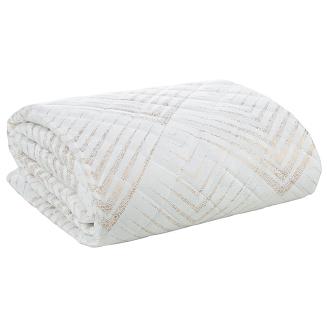Narzuta dekoracyjna BLANCA2 220x240 biały/złoty