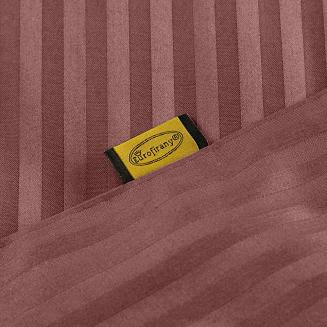 Pościel satynowa VERA 140x200 Eurofirany burgundowy