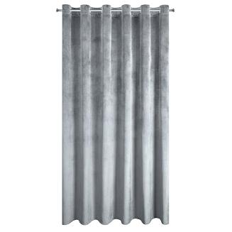 Zasłona gotowa na przelotkach MELANIA 140x250 Eurofirany srebrna