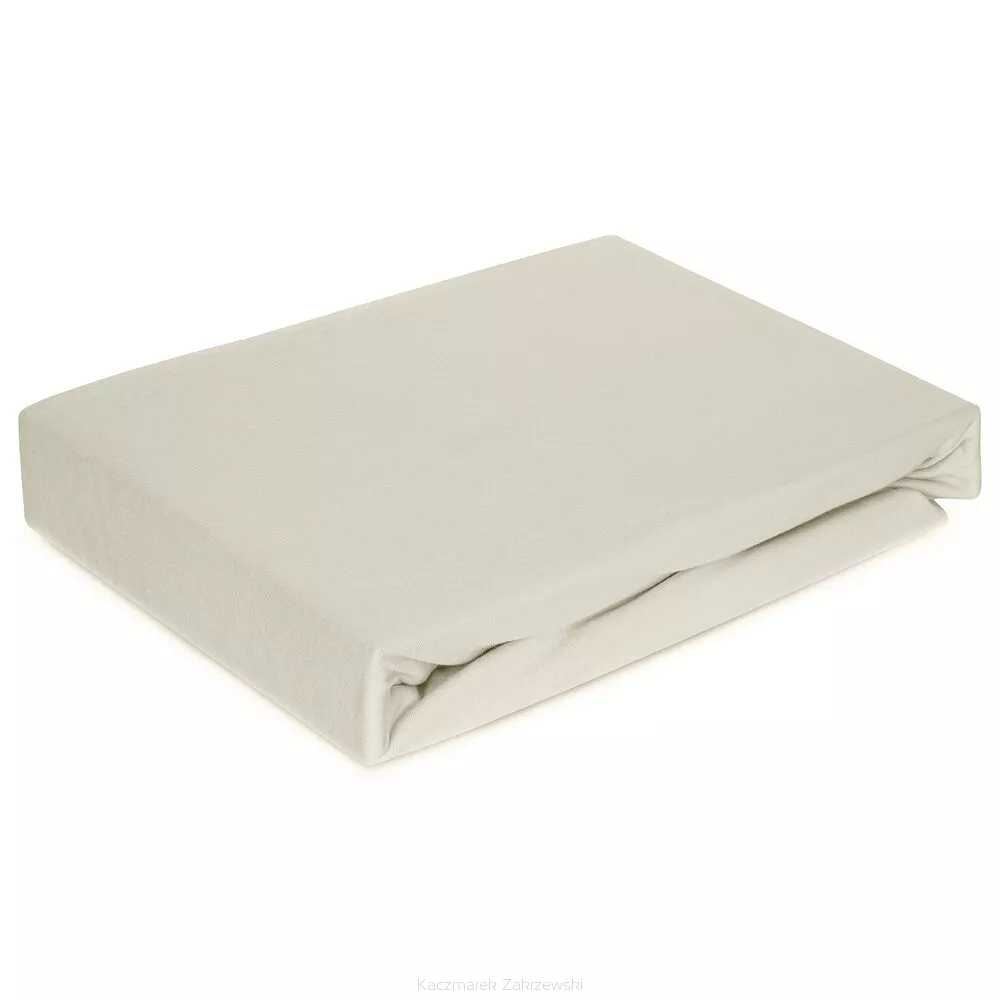 Prześcieradło SOFT 160x200x30 Design91 kremowy