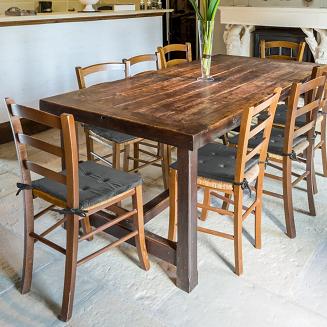 Poduszka na krzesło GAJA 40x40x3 Eurofirany grafitowy