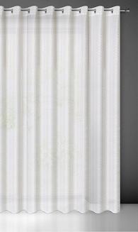 Firana gotowa na przelotkach SIBEL 300x250 Eurofirany biały/szampański