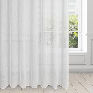 Firana gotowa na przelotkach CARLA 300x250 Eurofirany biała