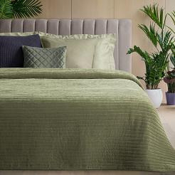 Narzuta dekoracyjna GLORI 220x240 oliwkowy