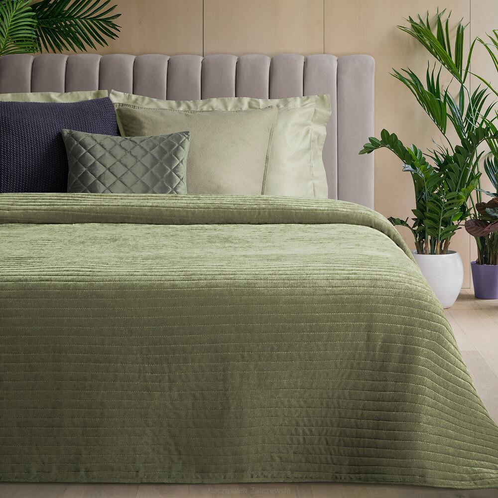 Narzuta dekoracyjna GLORI 220x240 oliwkowy