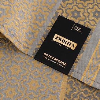 Ścierka kuchenna Marsala Gold 50x70 Zwoltex GOAT szara złota