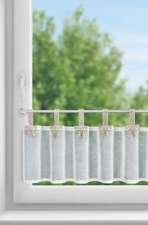 Firana gotowa na szelkach MELISA Eurofirany biały