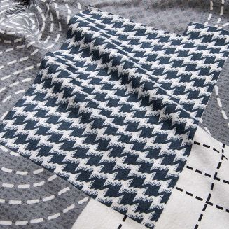 Pościel flanelowa FLANELOVE 220x200 szara biała beżowa patchwork