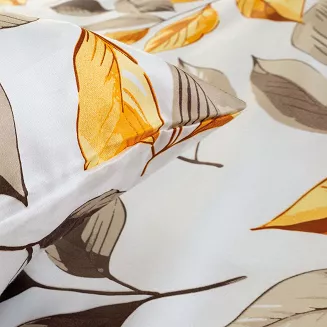 Pościel satyna bawełniana LEAVES/200x220 EXCLUSIVE