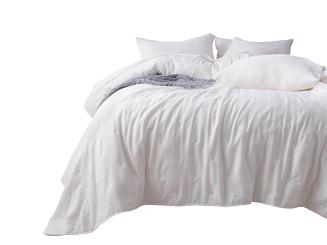 Narzuta dekoracyjna fakturowana Dotta 140x200 kremowa z haftem kropek