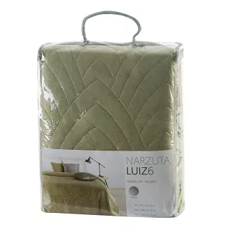 Narzuta dekoracyjna LUIZ 200x220 jasnozielony