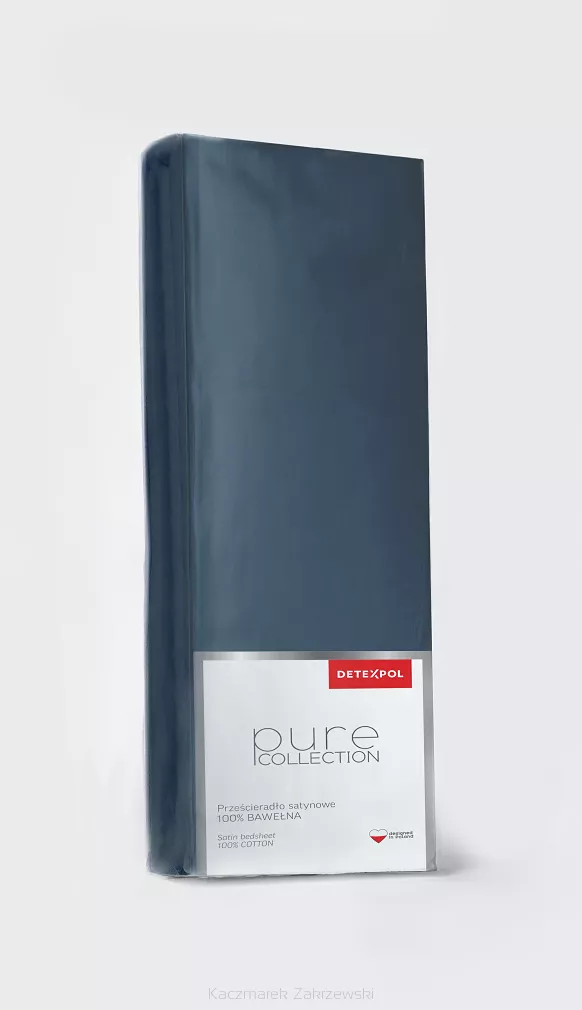 Prześcieradło Satyna Pure Denim 120X200 Zg
