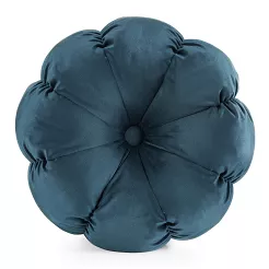 Poszewka dekoracyjna FLOWER 37x37 Eurofirany niebieski