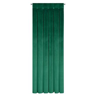 Zasłona gotowa na taśmie ALITA 140x250 Eurofirany ciemnozielony