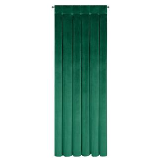 Zasłona gotowa na taśmie ALITA 140x250 Eurofirany ciemnozielony