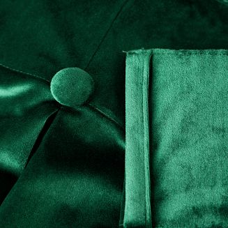 Zasłona gotowa na taśmie ALITA 140x250 Eurofirany ciemnozielony