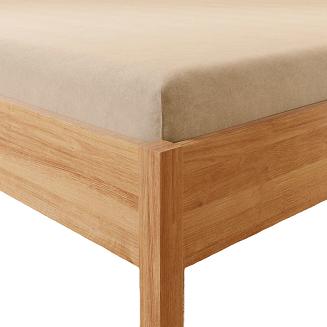 Prześcieradło jersey z gumką 220x200 DREAMY PREMIUM beżowe