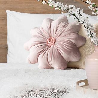 Poszewka dekoracyjna FLORES 40 Eurofirany pudrowy