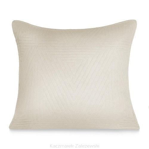 Poszewka dekoracyjna TRIO 45x45 pikowana jasno beżowa
