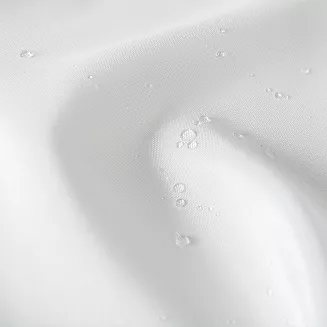 Zasłona gotowa na przelotkach GARDENIA 140x220 wodoodporna ogrodowa biała