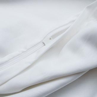 Pościel satyna bawełniana z gipiurą  160x200 Valinor biała