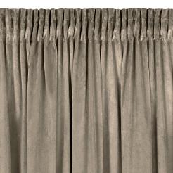 Zasłona gotowa na taśmie ROSA 140x270 Design91 brązowy