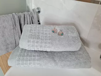 Ręcznik kąpielowy Larisa 70x140 srebrny