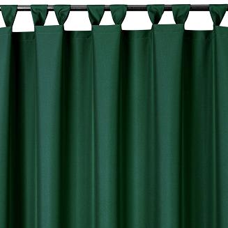 Zasłona gotowa na szelkach GARDEN 155x260 Eurofirany ciemnozielony