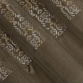 Zasłona gotowa na przelotkach LIZA 140x250 Eurofirany beżowy/złoty