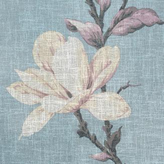 Zasłona gotowa na przelotkach LUNA 140x250 Eurofirany szary/różowy