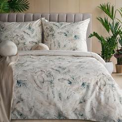 Pościel satynowa SPRING 220x200 Eurofirany beżowy