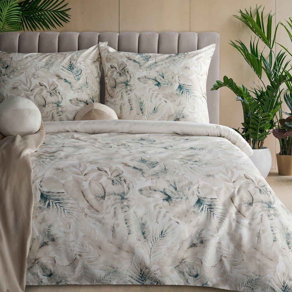 Pościel satynowa SPRING 220x200 Eurofirany beżowy