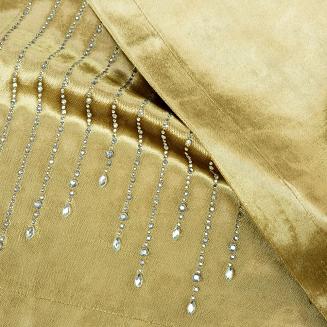 Obrus dekoracyjny ROYAL 35x140 Eurofirany złoty