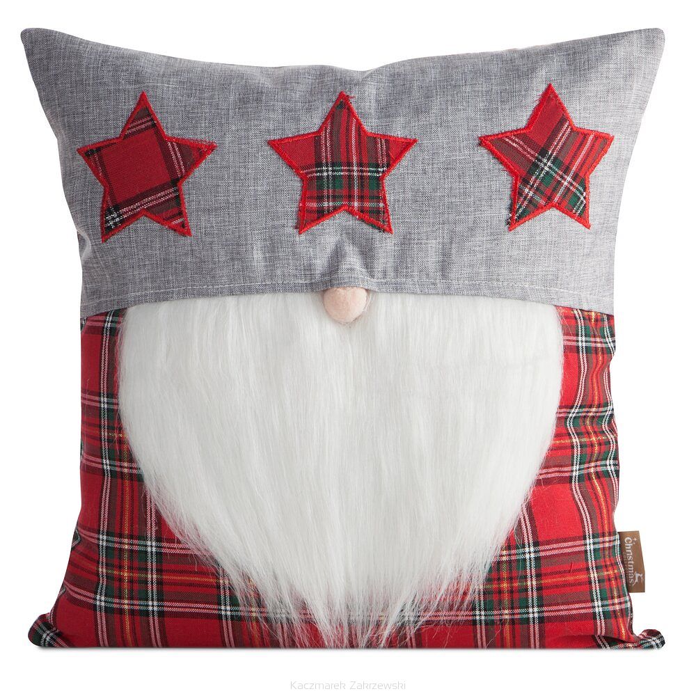 Poszewka dekoracyjna świąteczna 45x45 Eurofirany czerwony