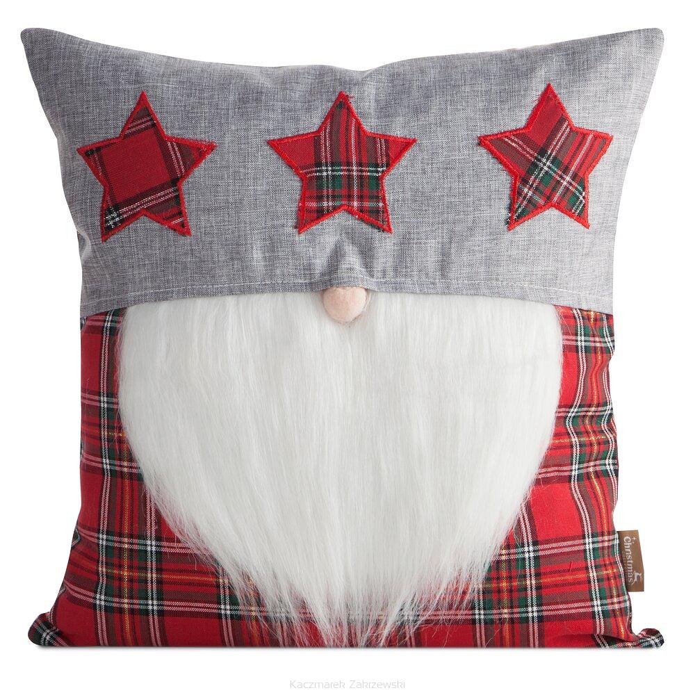 Poszewka dekoracyjna świąteczna 45x45 Eurofirany czerwony