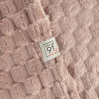 Koc narzuta CINDY6 200x220 Design91 beżowy