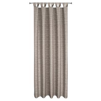Zasłona gotowa na szelkach GARDEN 155x220 Eurofirany brązowy