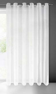 Firana gotowa na przelotkach AMARO 350x250 Eurofirany biały