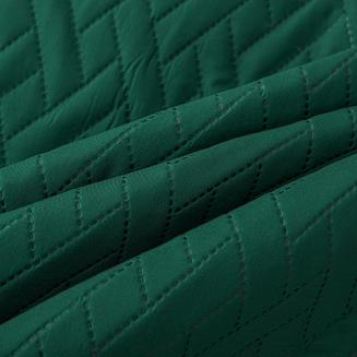 Narzuta dekoracyjna DASH 160x200 pikowana butelkowa zieleń