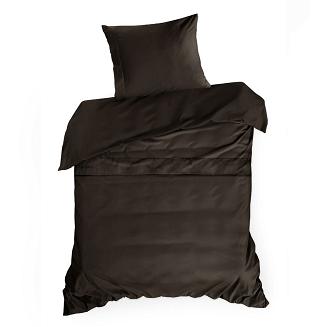 Pościel satynowa X2 160x200 Eva Minge Eurofirany brązowy